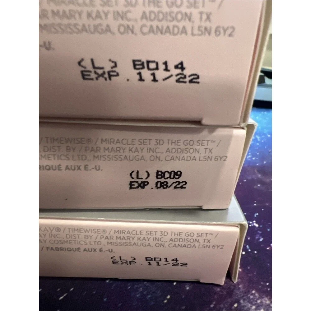 3 Mary Kay Timewise Miracle Set 3D Go Normal Dry expired travel size 089021